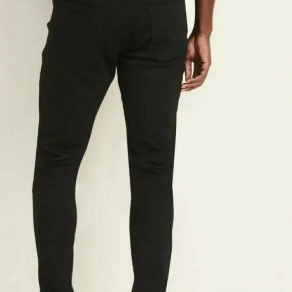 Old Navy Boys Black Skinny Jeans Adjustable Waist Size 10 PLUS - Picture 2 of 2